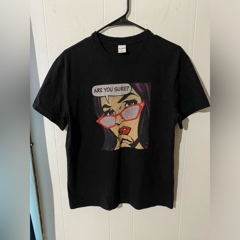 Re/Done Are You Sure T-Shirt